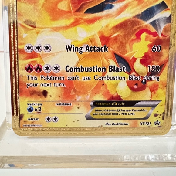 Pokemon Charizard EX Black Star Promo Holo Ultra Rare Full Art 2016 XY121 - Picture 2 of 4
